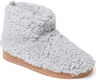 walmart dearfoams cozy comfort bootie in sleet