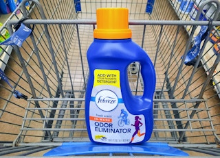 febreze odor eliminator in cart at walmart