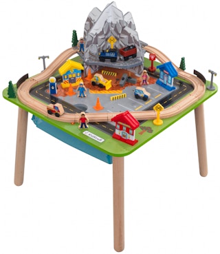 walmart kidkraft rocky mountain train set on white