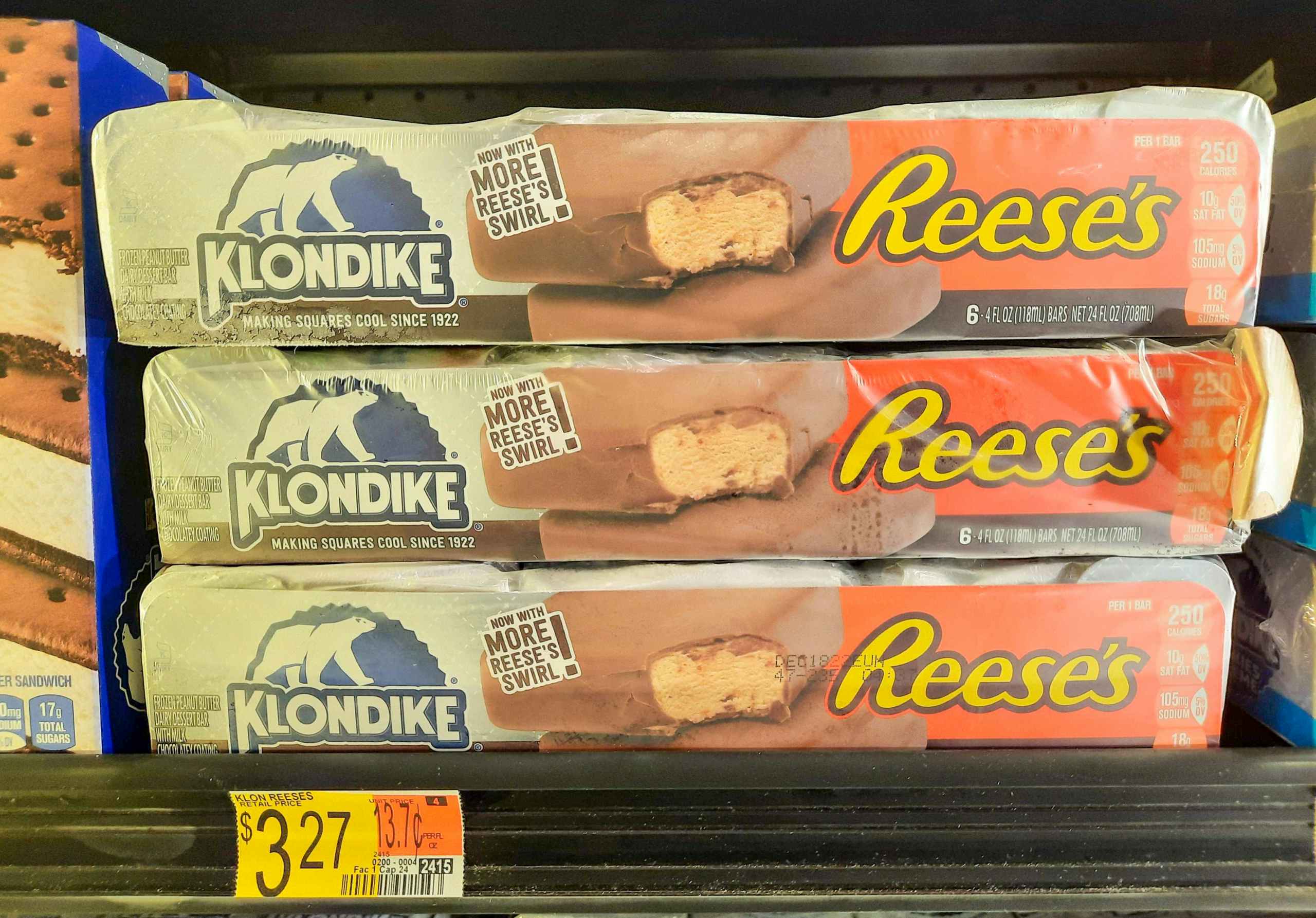 walmart reese's klondike on shelf