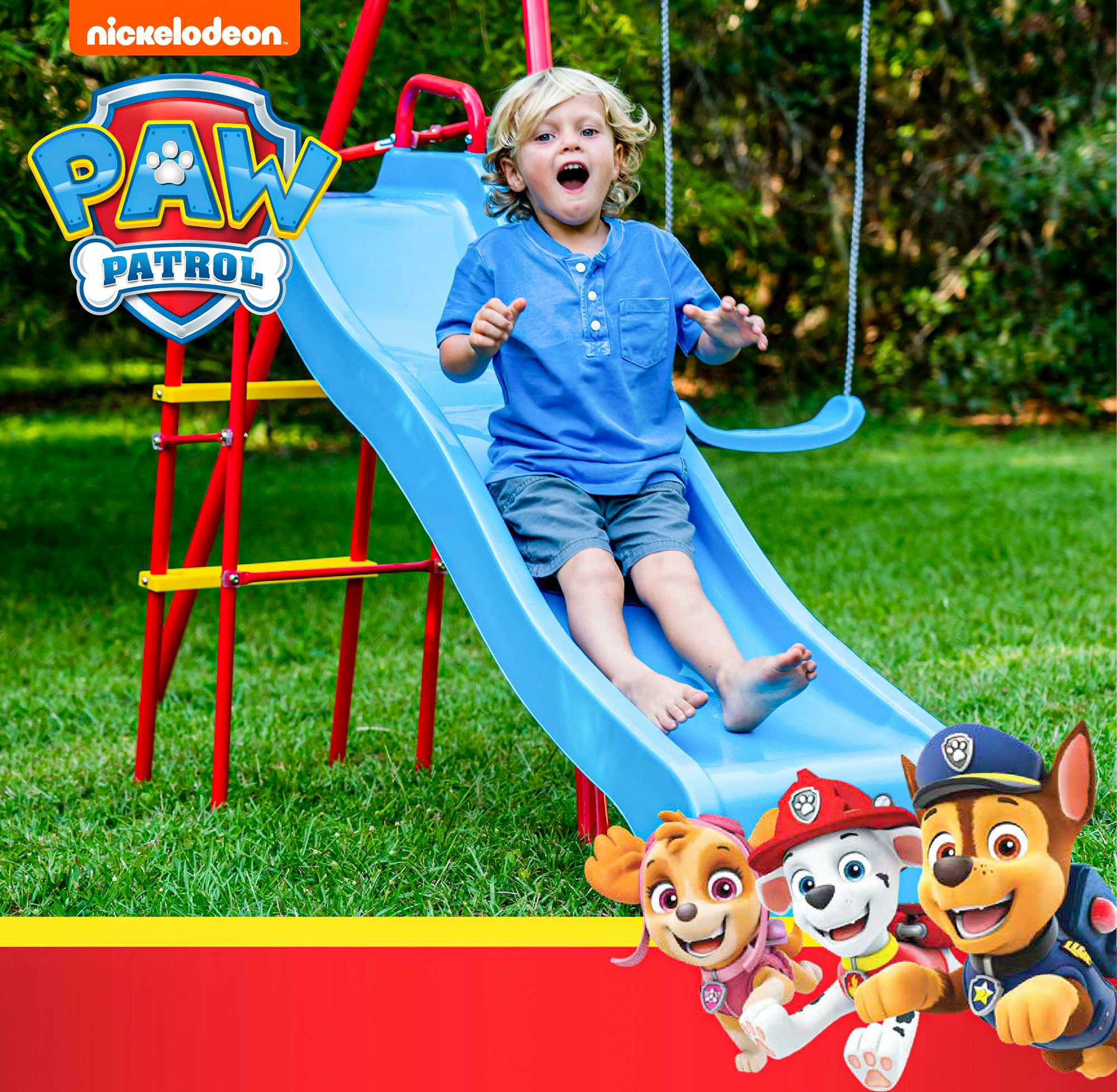 walmart paw patrol swing set