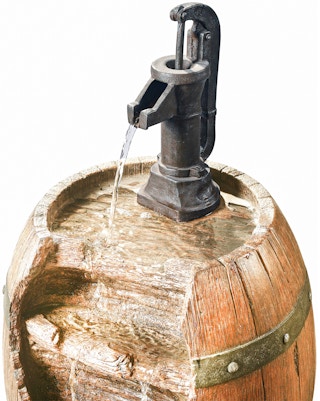walmart peaktop barrel fountain half