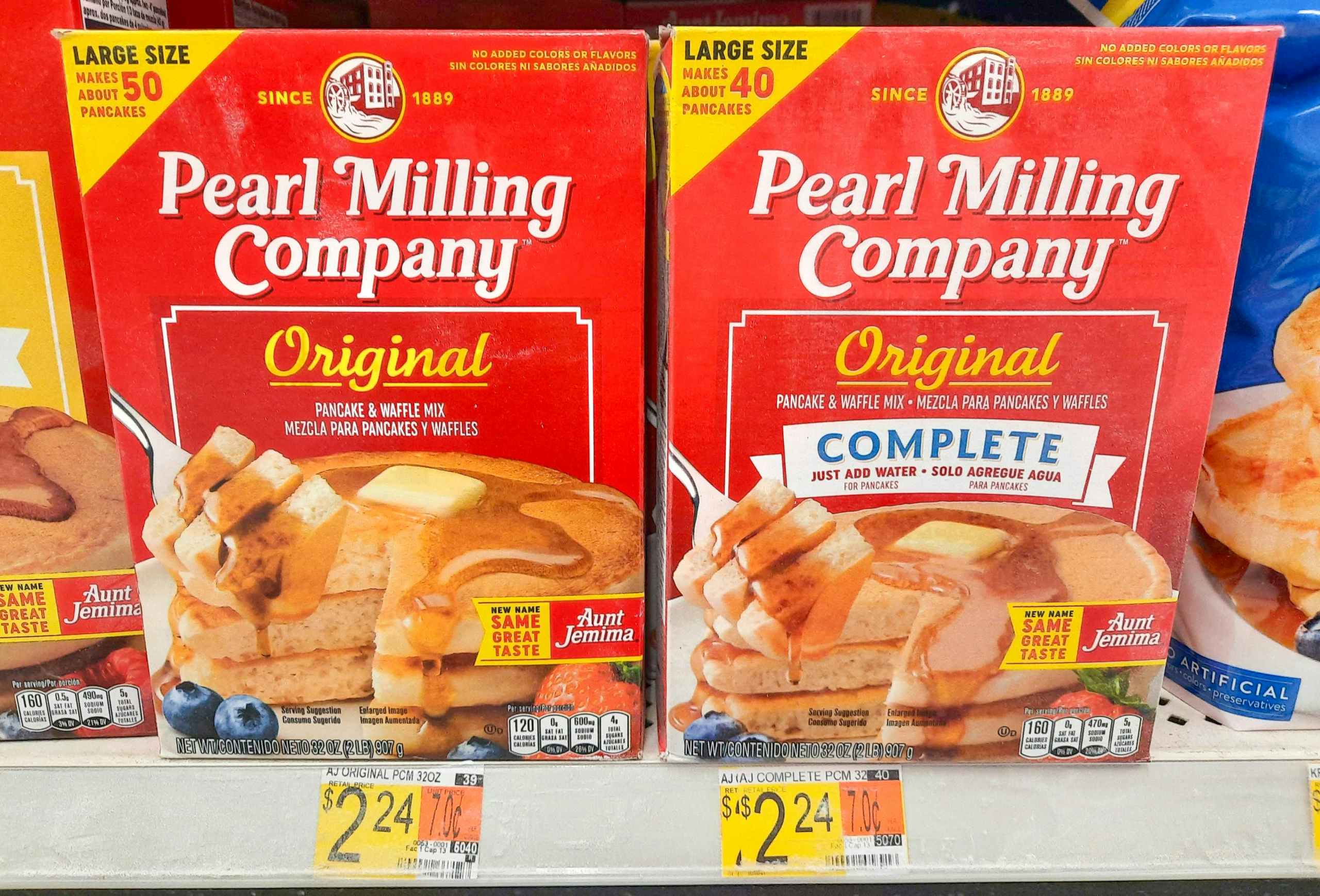 walmart pearl milling pancake mix shelf