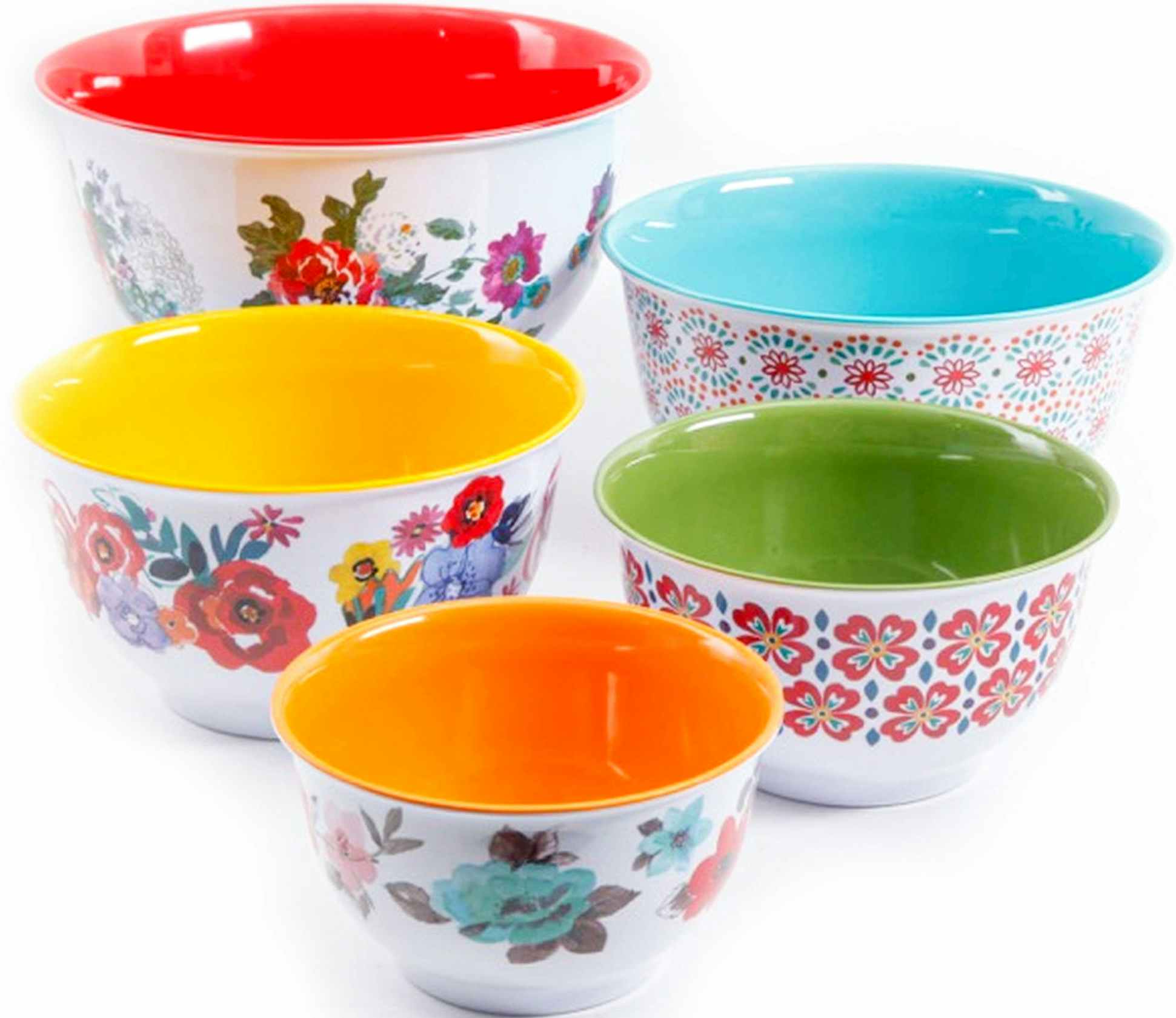 pioneer woman country garden mixing bowls