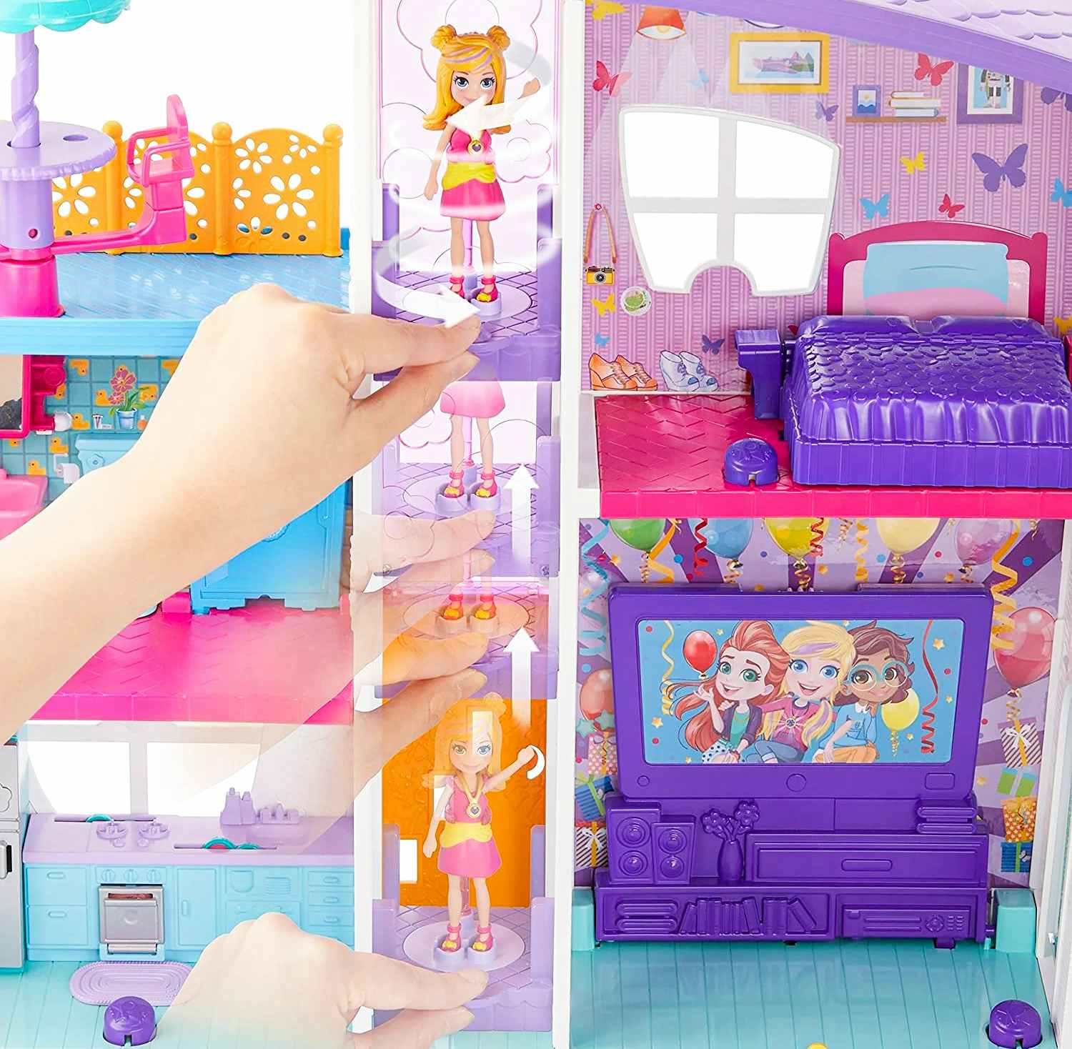 walmart polly pocket playhouse zoomed in
