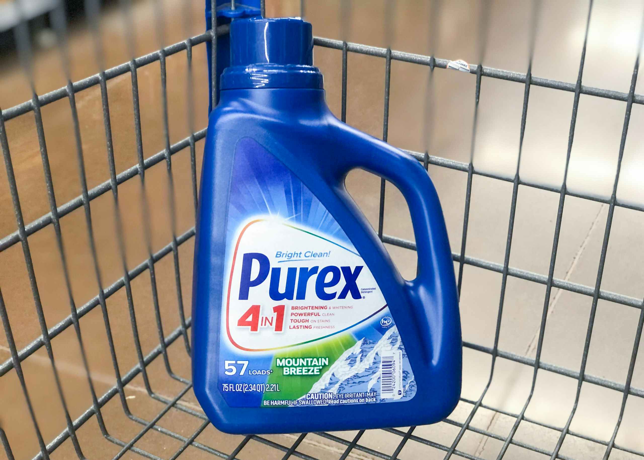 walmart purex detergent in cart