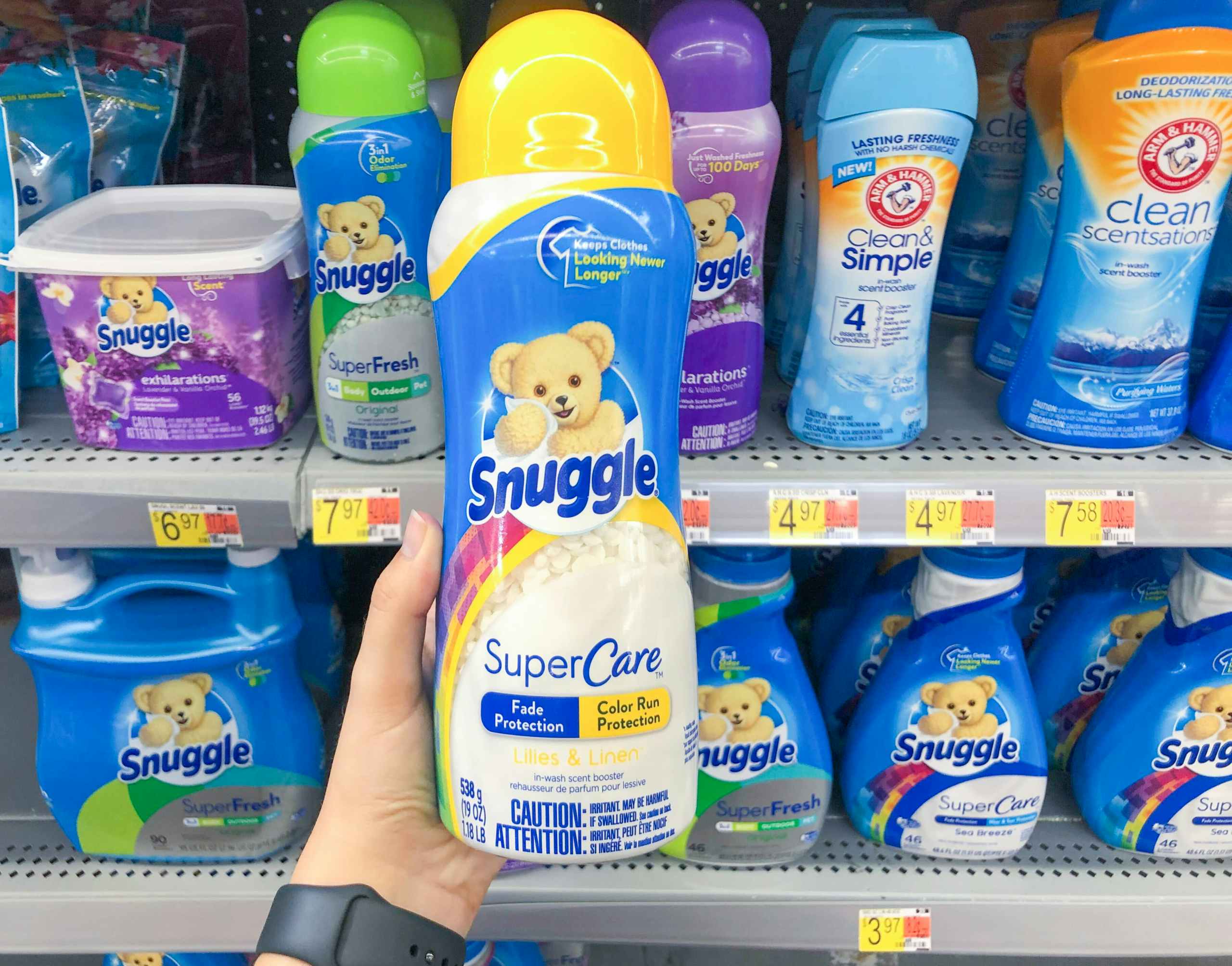 walmart snuggle booster hand holding