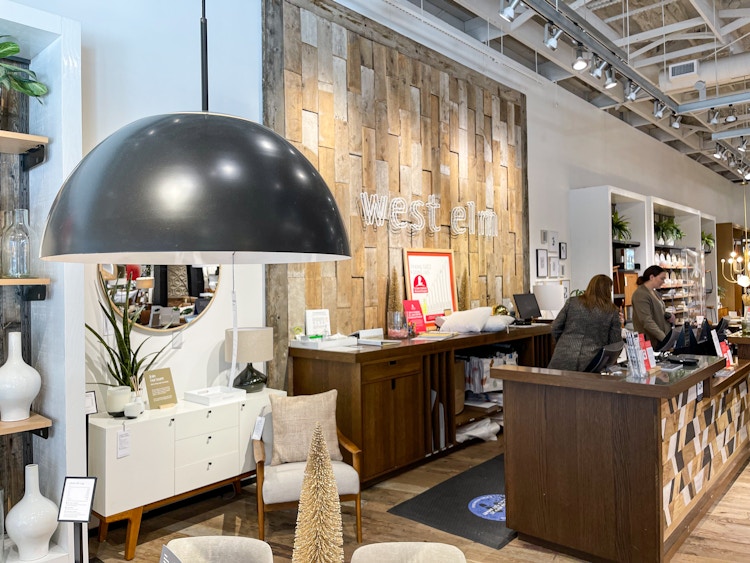 West Elm checkout
