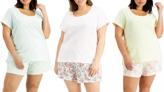 womens two 2 piece set plus size pj pajama clearance macys 102521 1635182612 1635182612