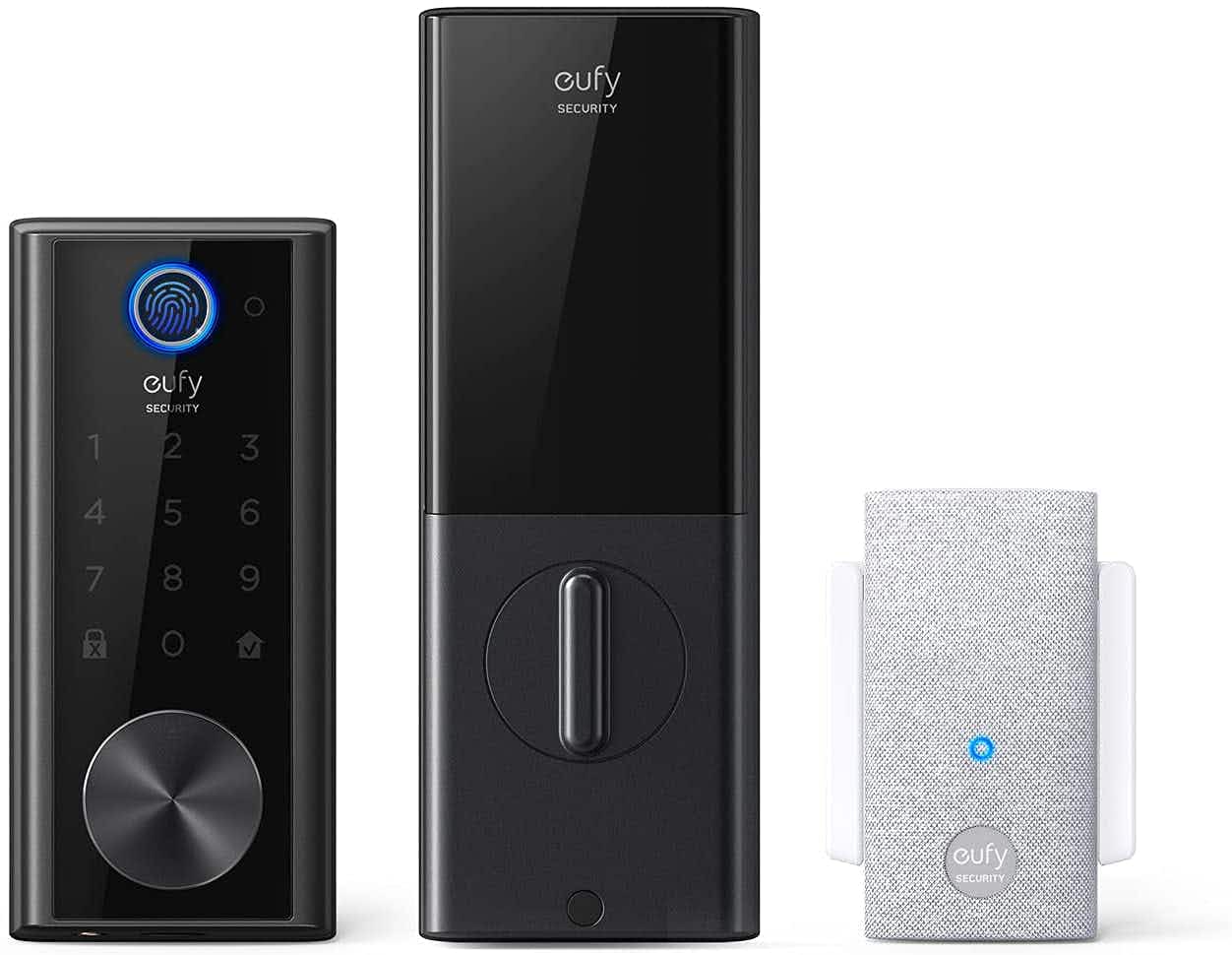 An Eufy deadbolt set.