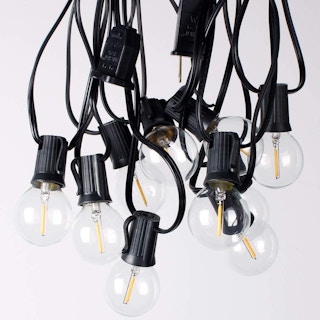 A set of outdoor string lights.