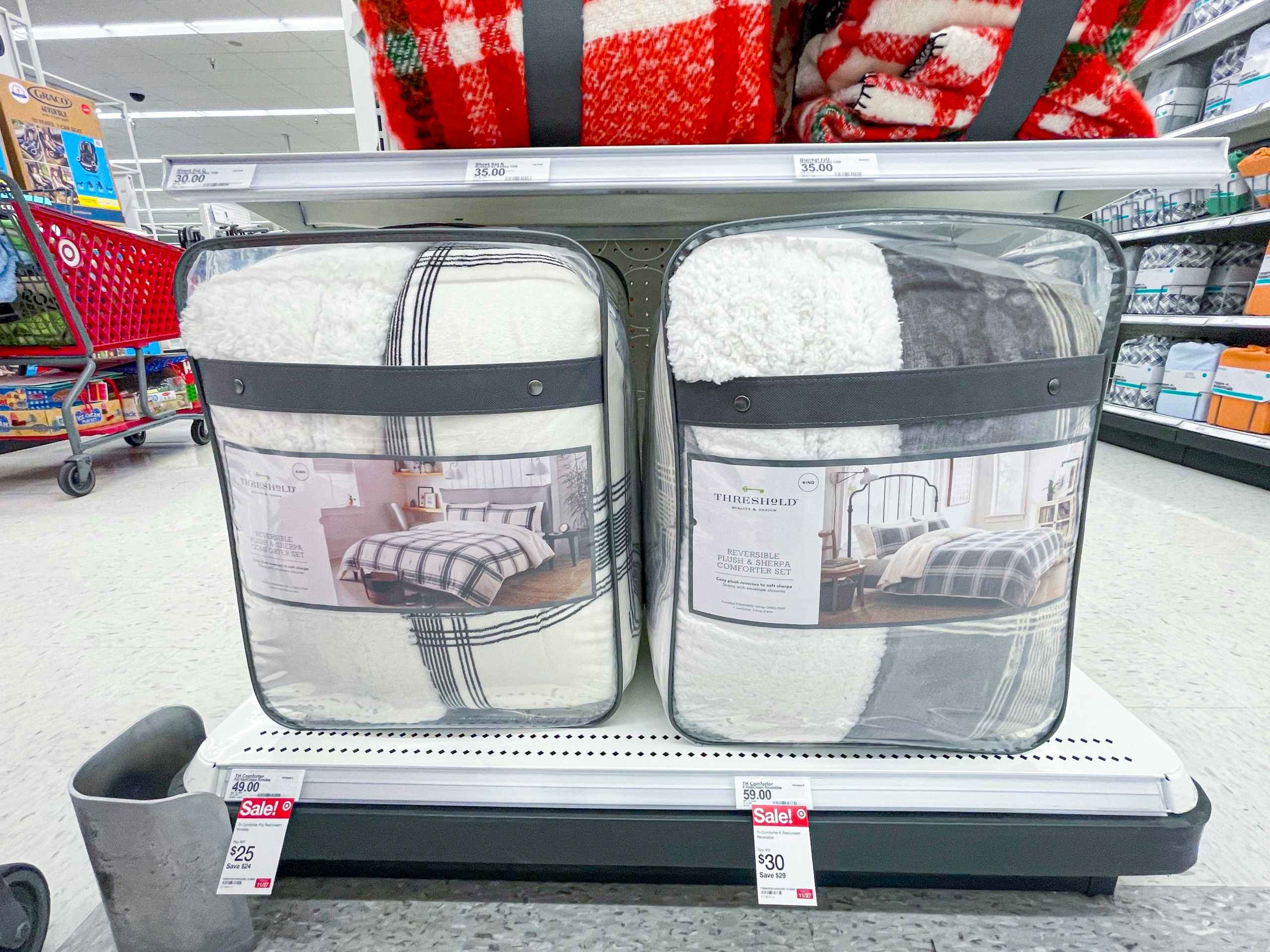 threshold sherpa comforters