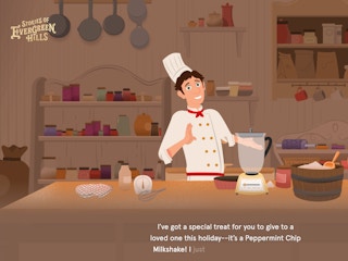 Chick-fil-A Whoopsery animation of the baker