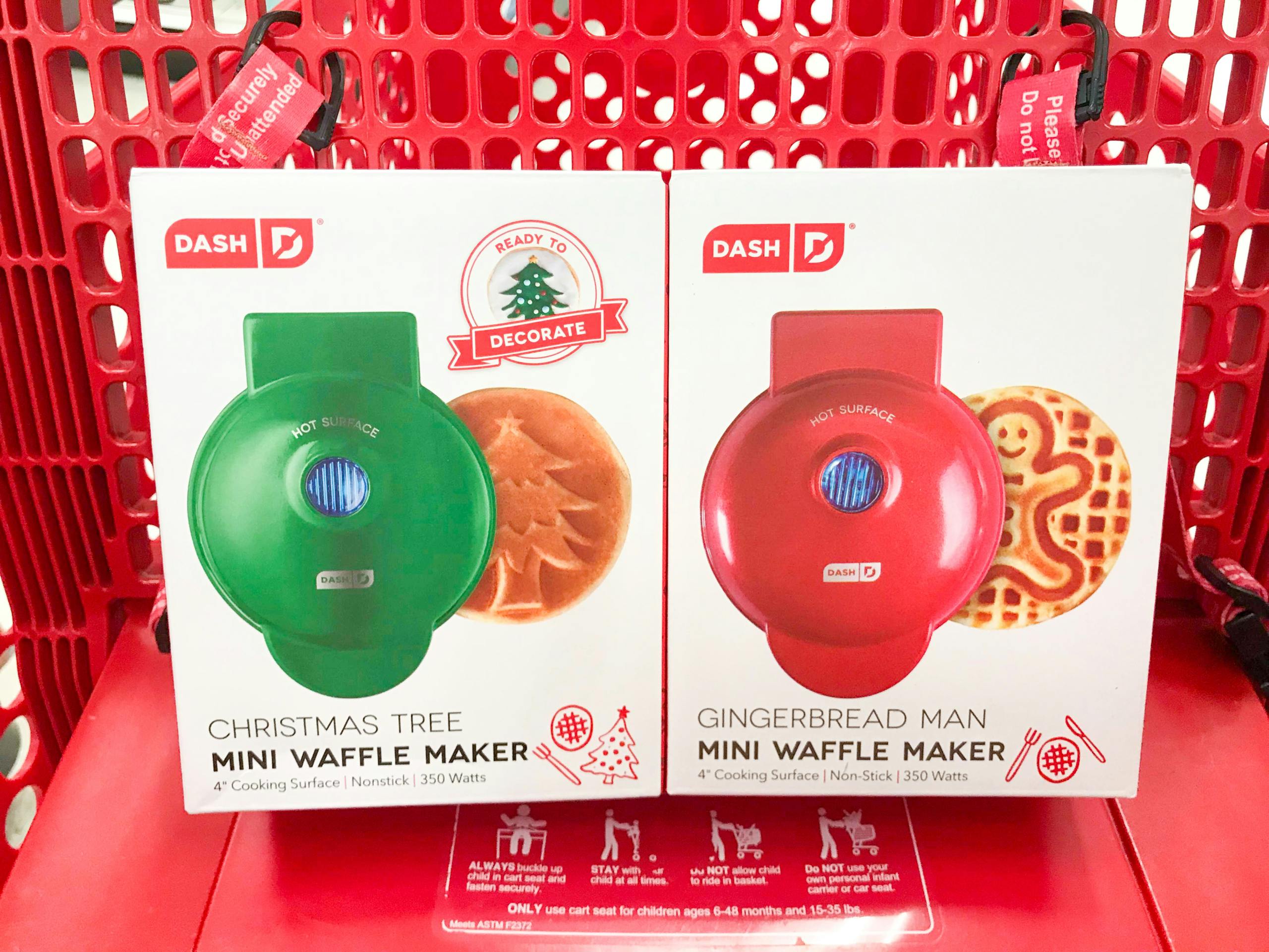 target christmas waffle maker