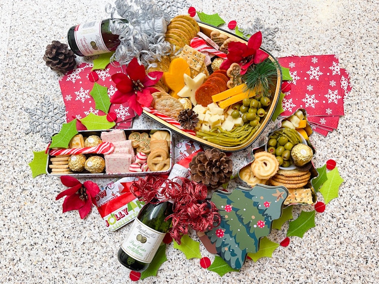 three holiday grazing boxes 