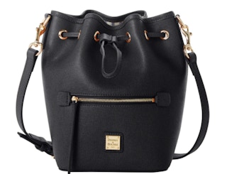 SAFFIANO SMALL DRAWSTRING CROSSBODY