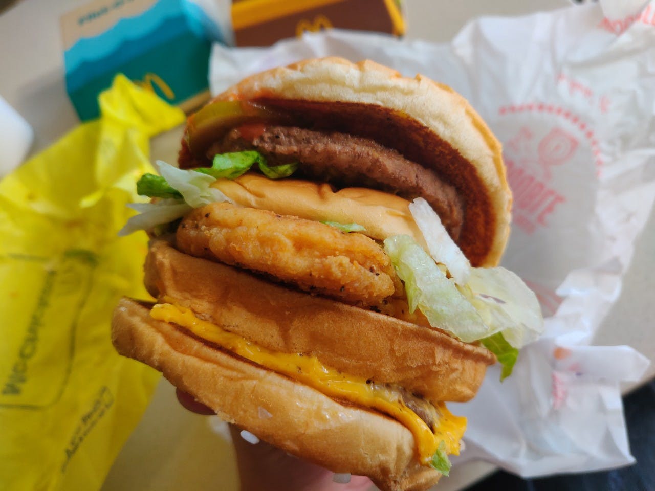 mcdonalds secret menu bababooey burger