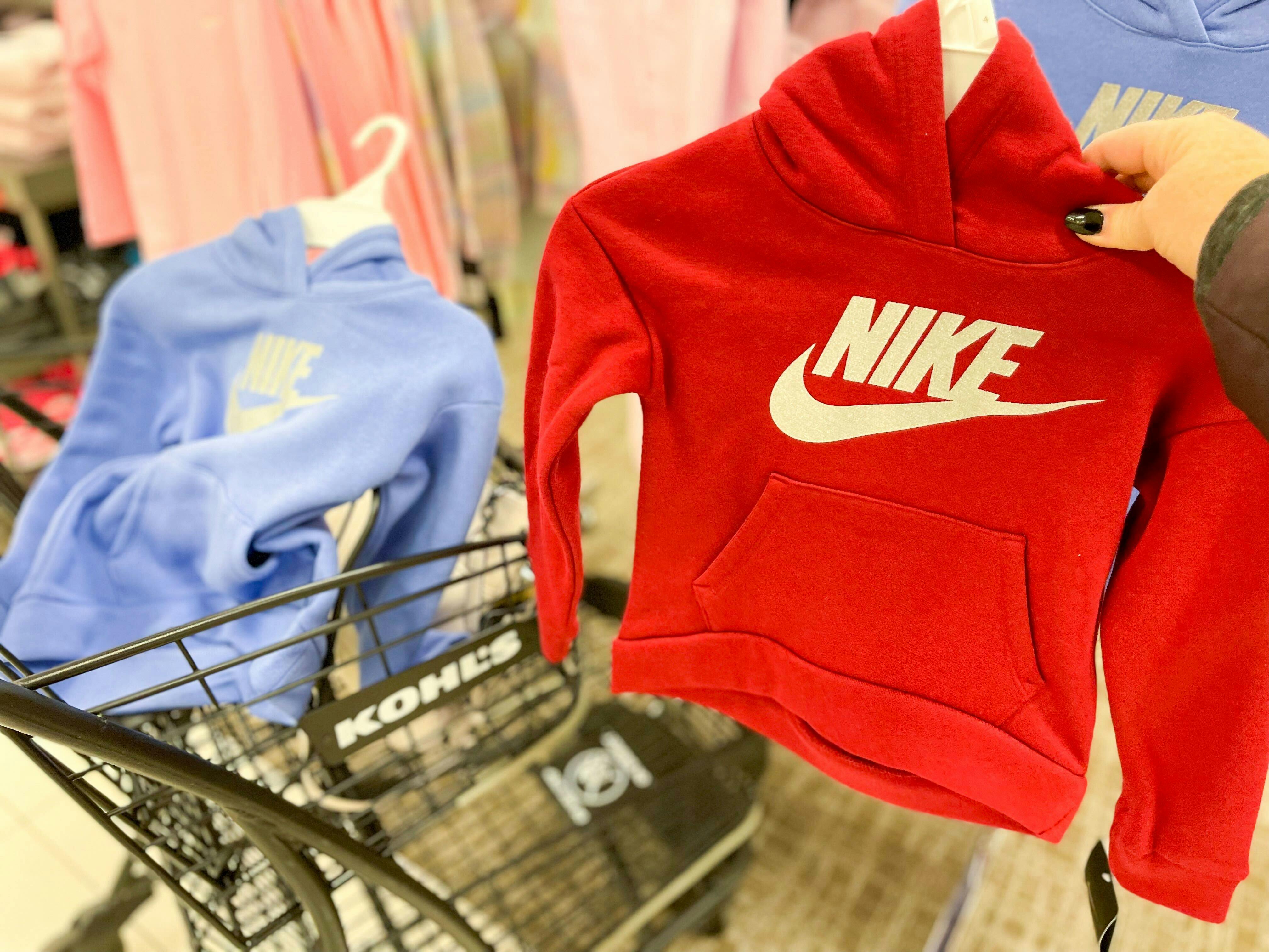 kohl's nike hoodie womens