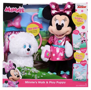 kohls minnie walk play puppy stock image 2021
