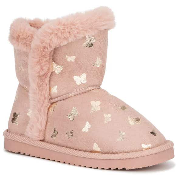 olivia miller girls butterfly boots stock image 2021