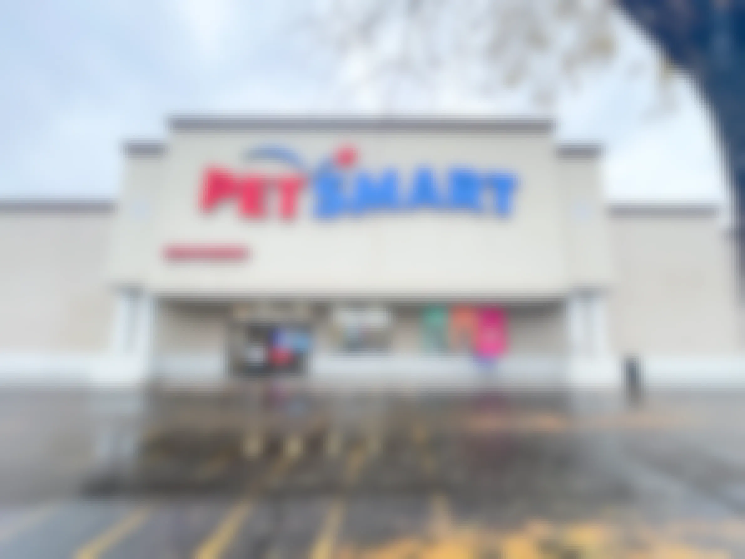 A Petsmart store front.