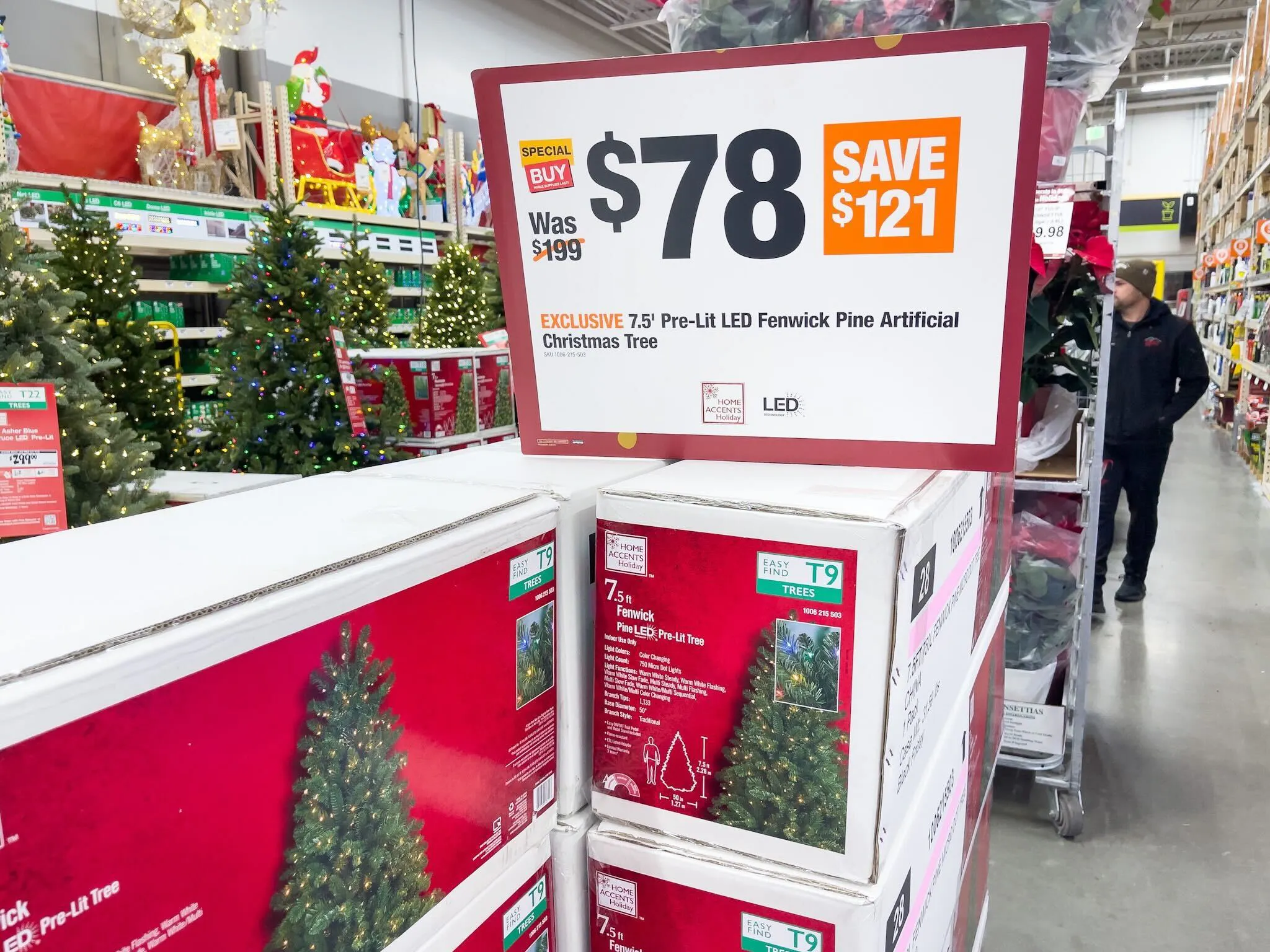 Pre Lit Christmas Tree Black Friday