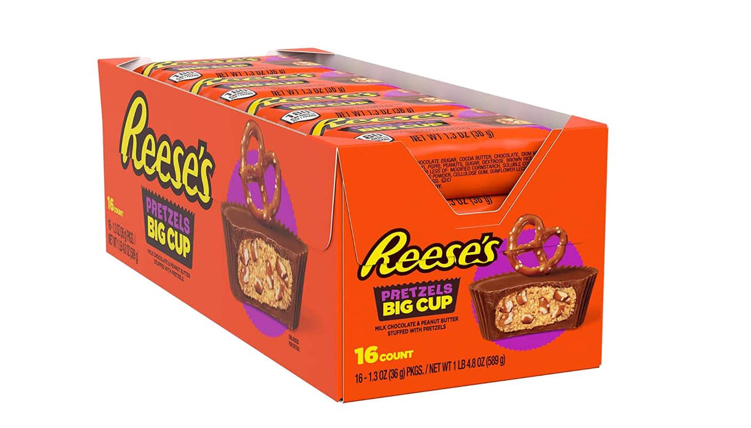 REESE'S BIG CUPS with Pretzels 