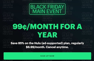 Hulu Black friday