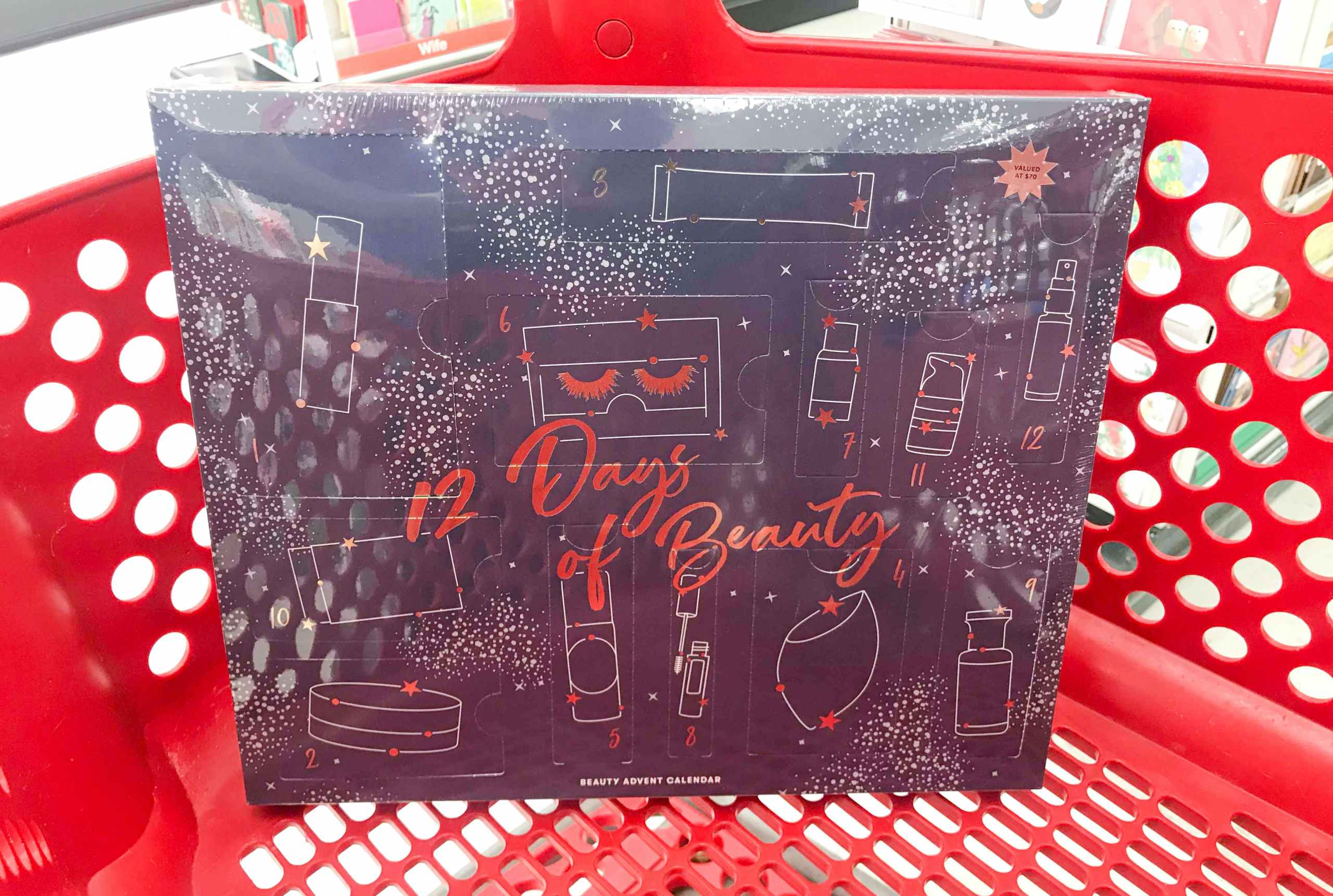 target beauty advent calendar in cart