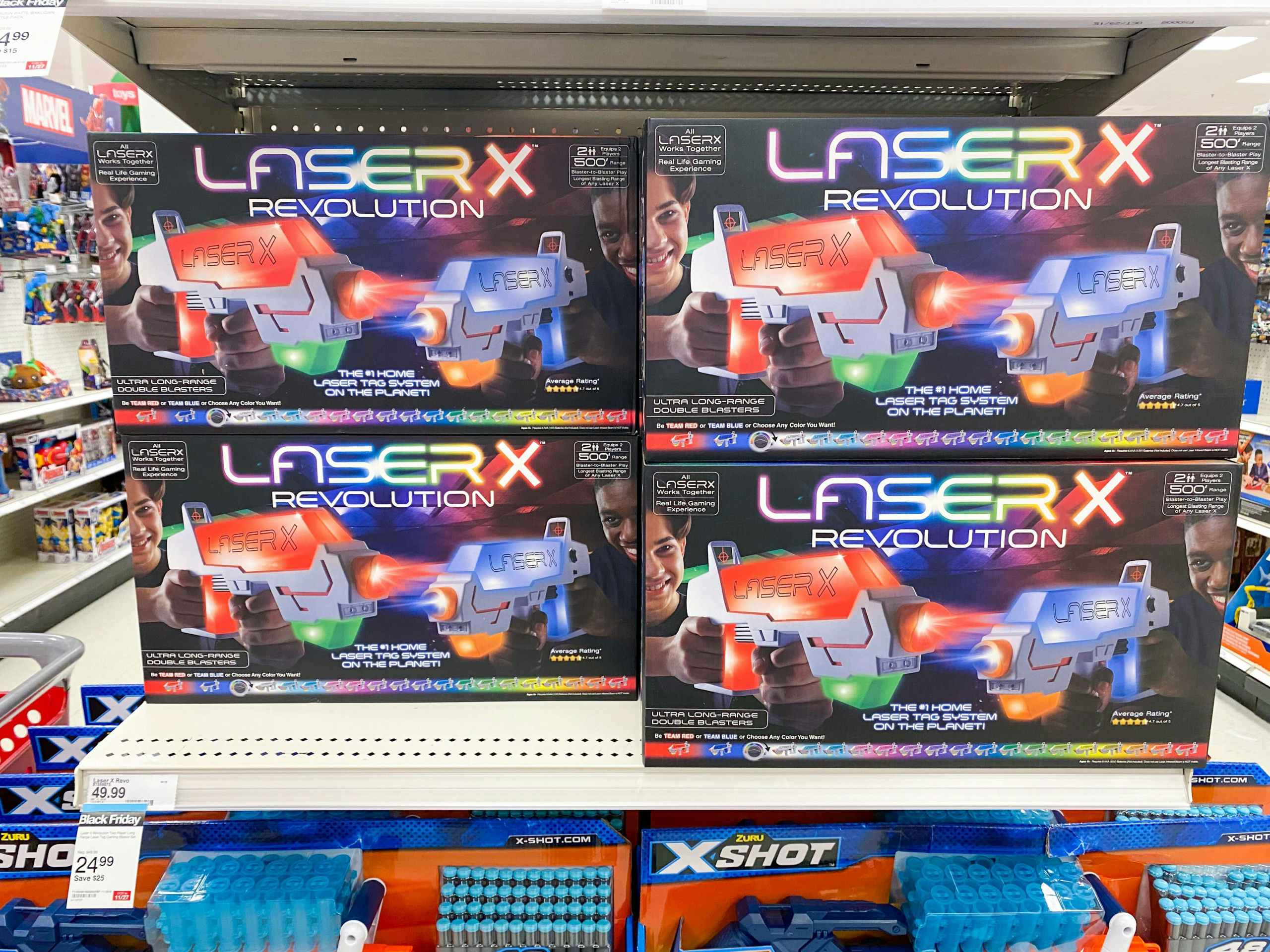 target black friday laser x revolution on shelf