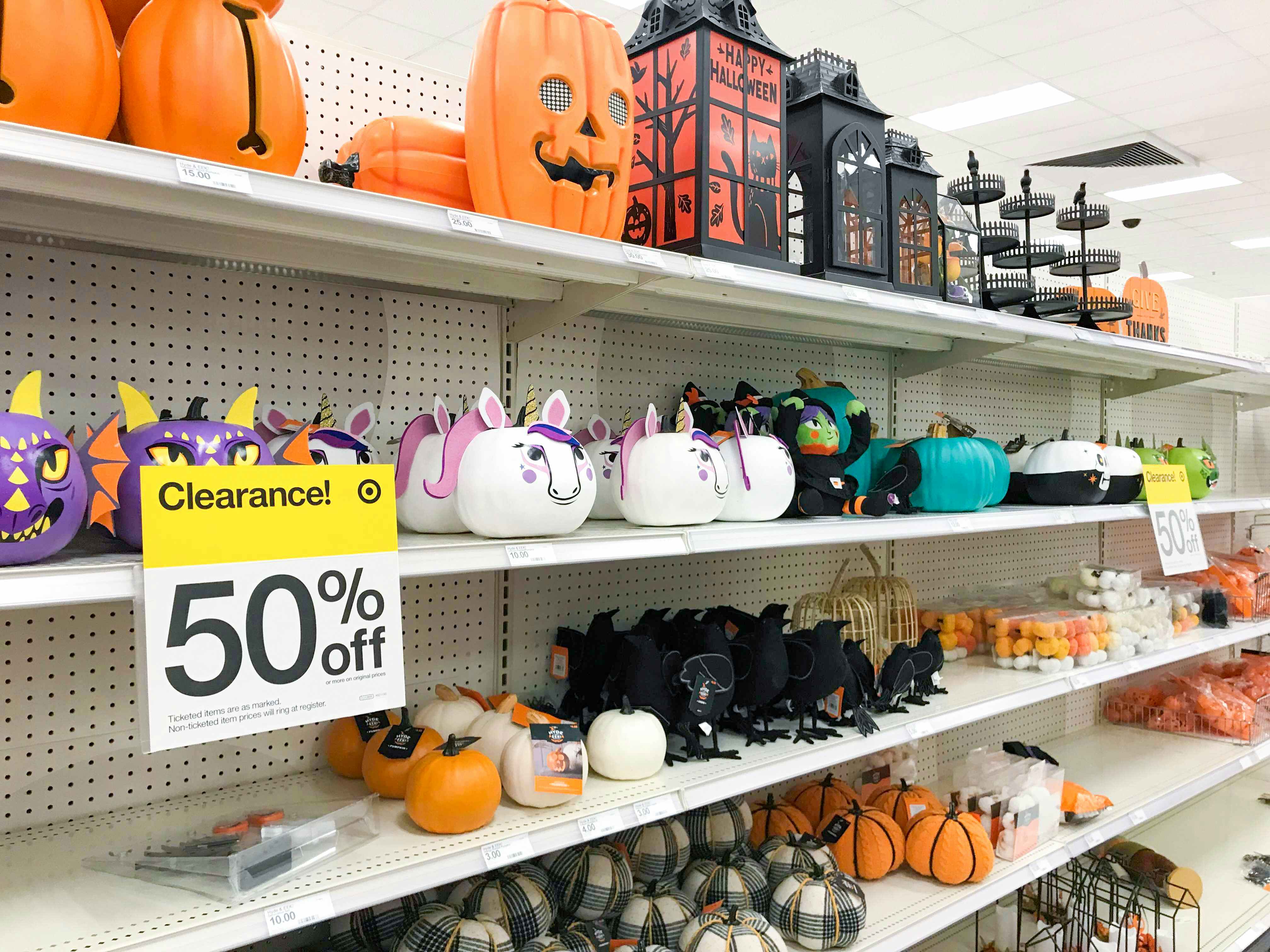 Target sale: Clearance prices extra 20% off to clear inventory