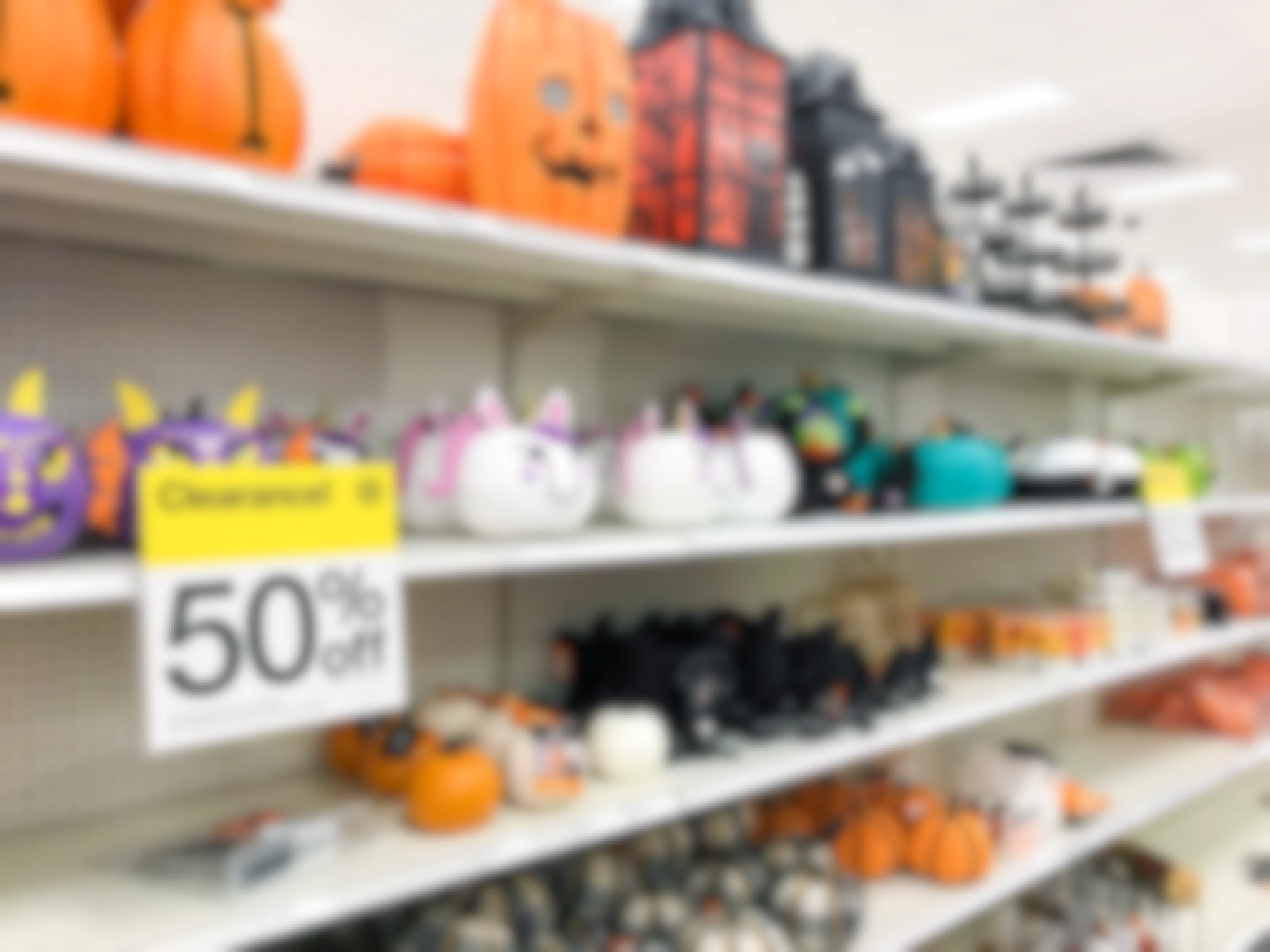 Halloween clearance at Target