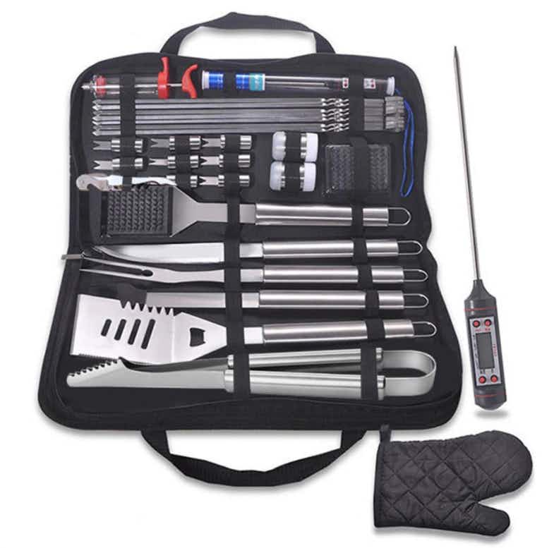 until gone 30-Piece Ultimate BBQ Tool Kit stock image 2021 1 