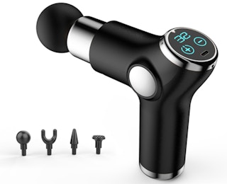 until gone Deep Tissue Percussive Massage Gun with 32 Speeds stock image 2021 1