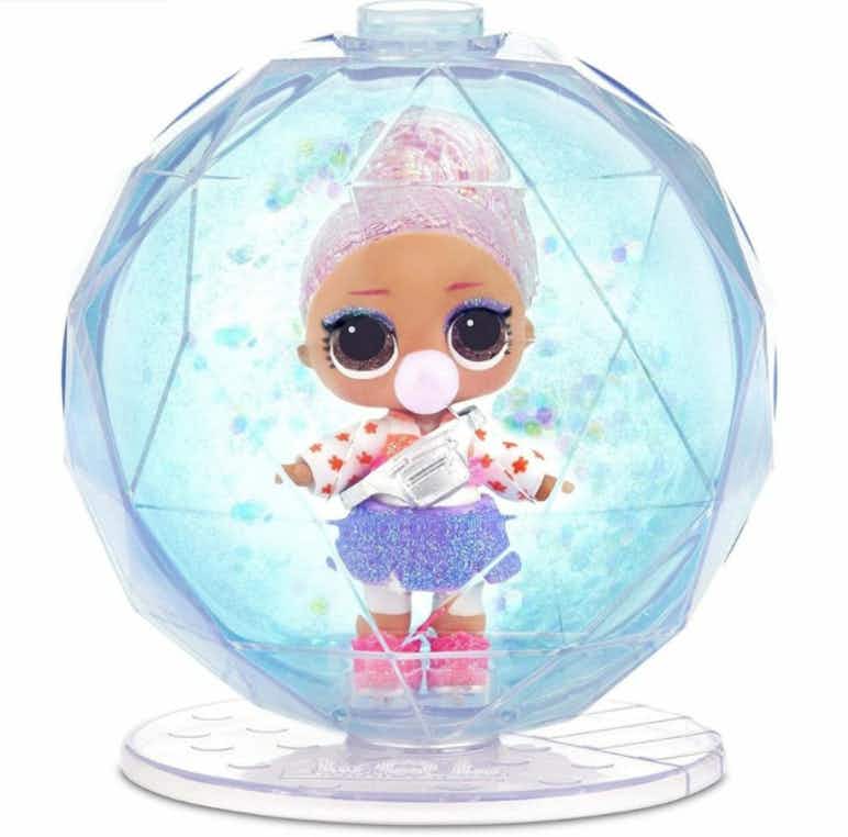 until gone L.O.L. Surprise! Glitter Globe Doll Winter Disco Series with Glitter Hair stock image 2021 1