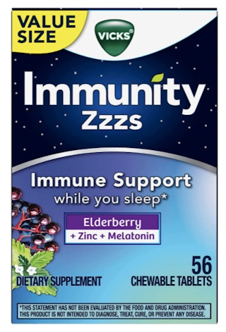 until gone Vicks Immunity Zzzs Immune Support Chewable Tablets stock iamge 2021 1