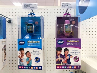 v-tech kidizoom smartwatch on a target shelf