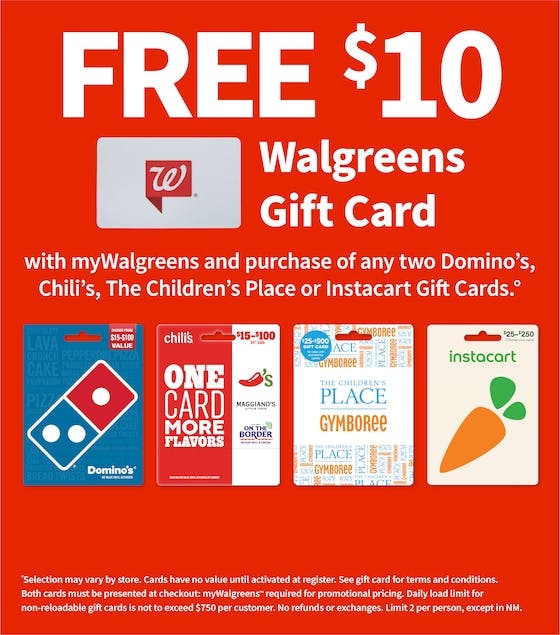 does walgreens carry amazon gift card