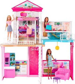 walmart barbie dollhouse and furniture doll playset