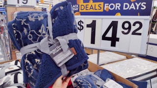 walmart better homes and gardens medallion throw hand holding