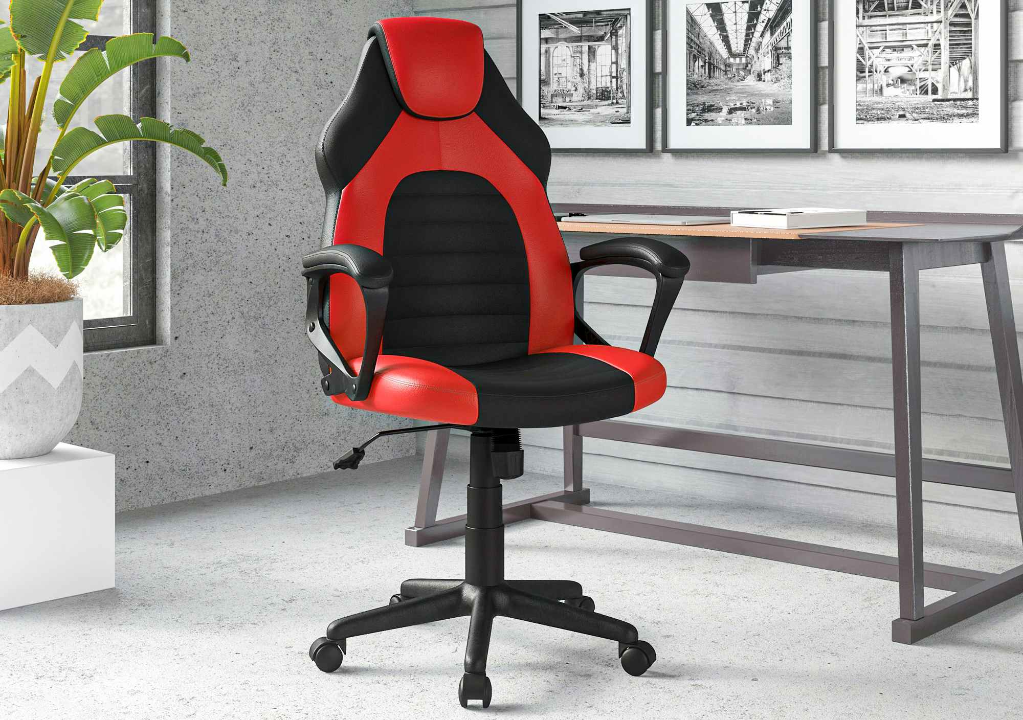 walmart lifestyle solutions gaming chair red stock photo