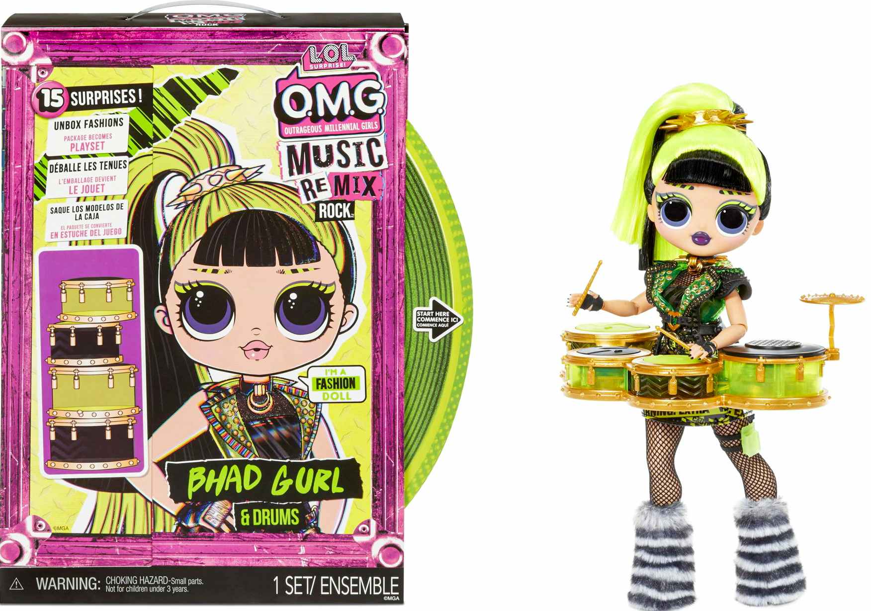 walmart lol surprise remix bad gurl doll stock photo