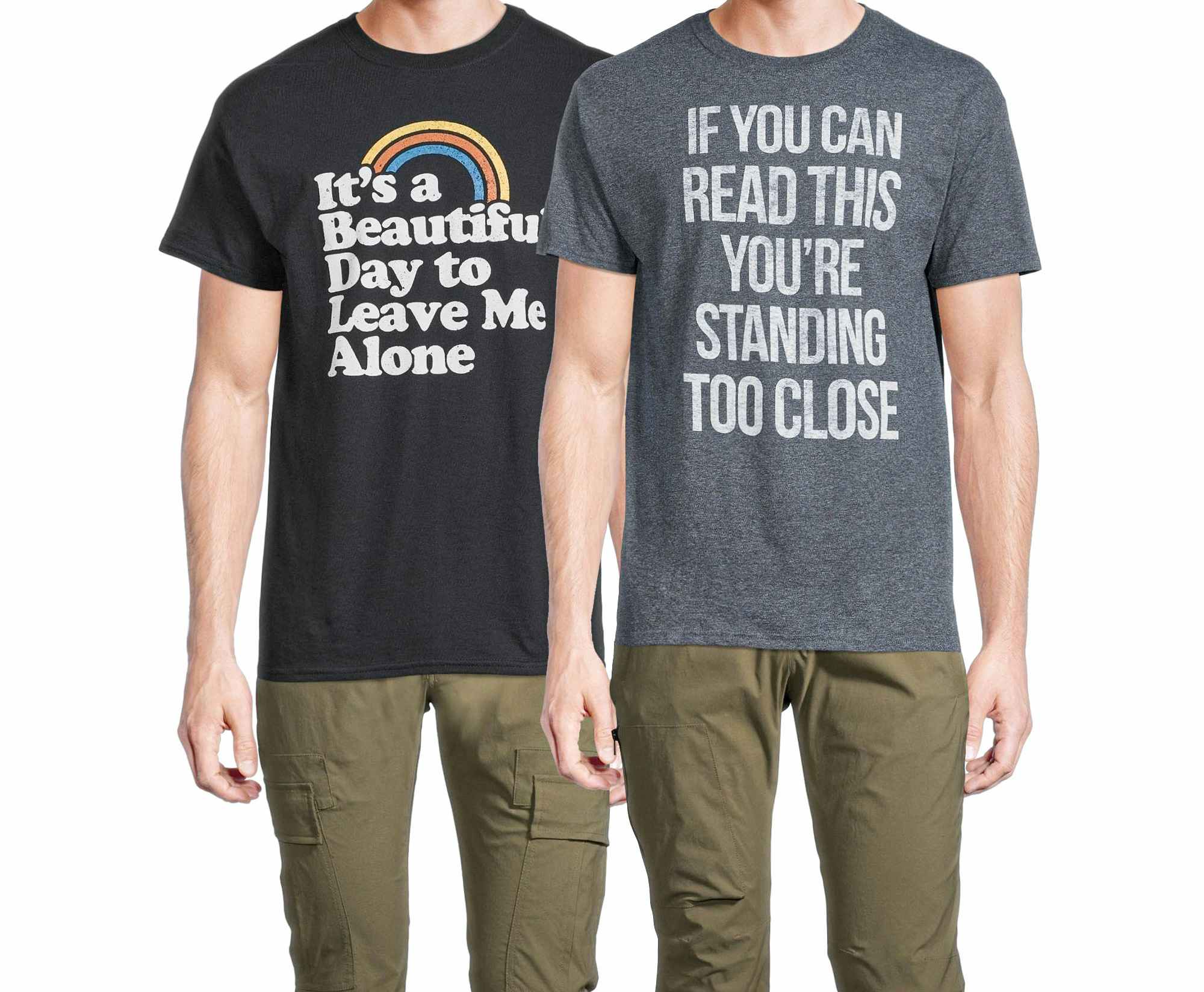 walmart mens humor graphic shirts 2 pack stock photo