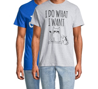 walmart mens humor graphic shirts 2 pack stock photo