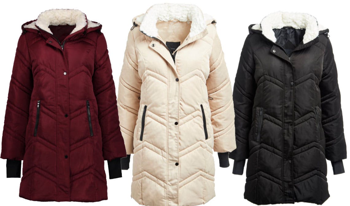 steve madden puffer coat