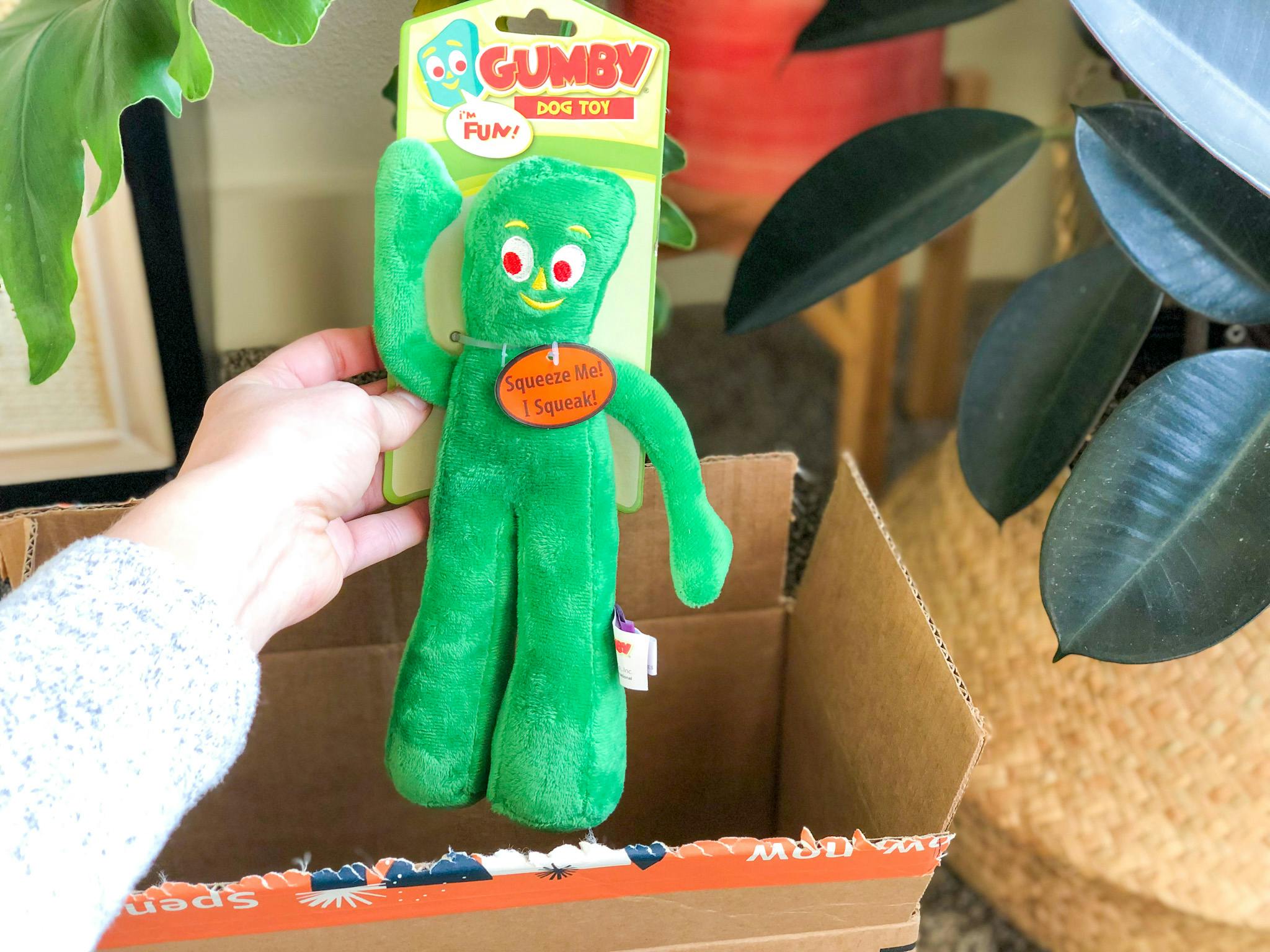 Multipet Gumby Plush-Filled Dog Toy, Just $ on Amazon - The Krazy  Coupon Lady