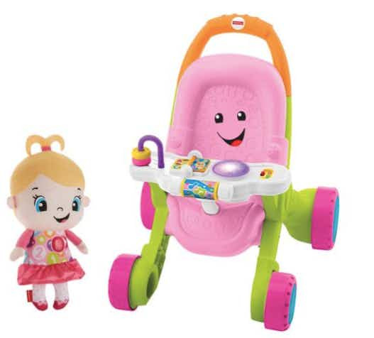 best buy Fisher-Price - Laugh & Learn Stroll and Learn Walker and Doll stock image 2021