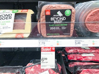 beyond beef ground on a target shelf