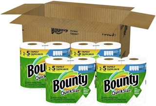 bounty quick size paper towels white 8 family rolls 1638674133 1638674133