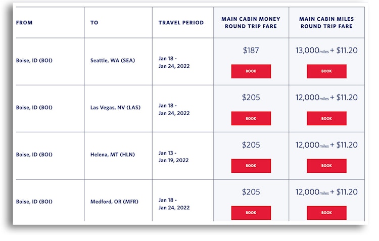 Delta deals page